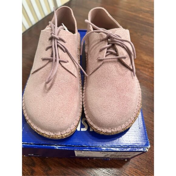 Birkenstock Lavender Gary flats with Suede Upper 38 NARROW - Picture 5 of 9